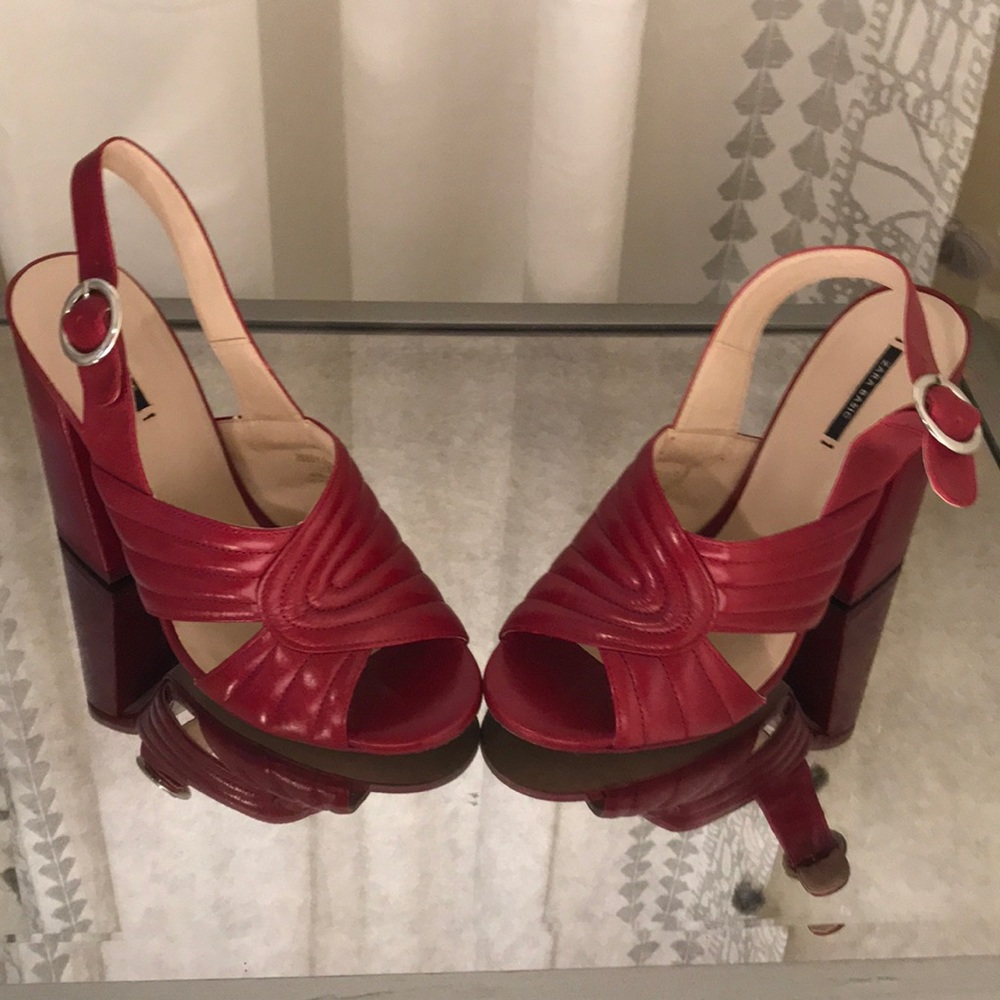 Zara leather mules